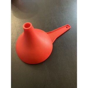 Vintage Tupperware Hershey Kiss Funnel Red 1227